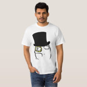 Net als een Sir Rage Face Meme T-shirt (Voorkant volledig)