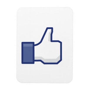Net als Hand - FB Duim Omhoog Magneet