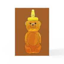 Net als Honey Marrón wenskaarten