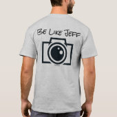 Net als Jeff T-shirt, Mannen T-shirt (Achterkant)