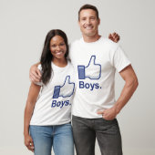 Net als jongens t-shirt (Unisex)