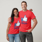 Net als jongens t-shirt (Unisex)