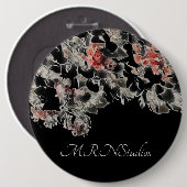 Net als Lace Ronde Button 6,0 Cm (Voorkant /achterkant)