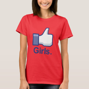 Net als meisjes t-shirt