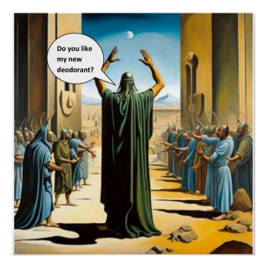 Net als mijn deodorant perfect poster (Voorkant)
