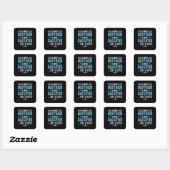 Net als moeder als dochter, oh shit vierkante sticker (Vel)