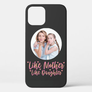 Net als moeder als dochter, persoonlijke mam-cadea iPhone 12 pro hoesje