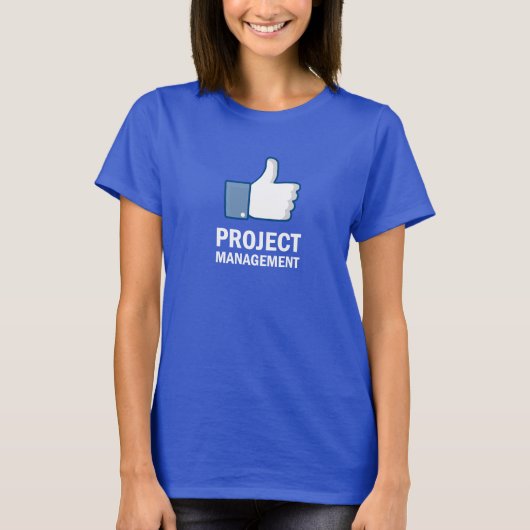 Net als projectbeheer t-shirt (Voorkant)