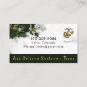 Net als Sample 4 Melissa Visitekaartje (Achterkant)