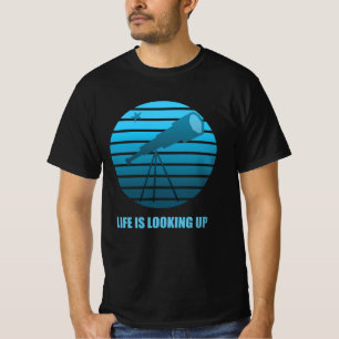Net als telescoop kijken t-shirt