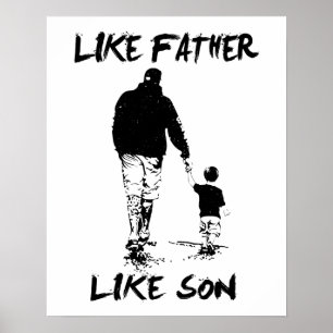 Net als vader als zoon poster