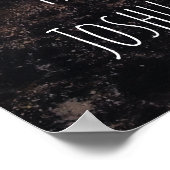 Net als voor mij en mijn huis abstract poster (Hoek)