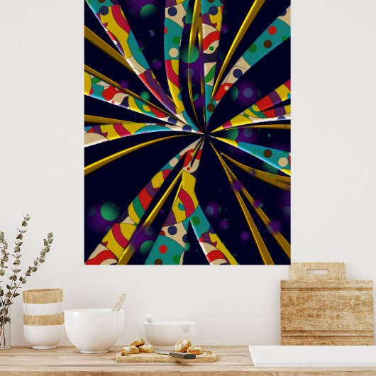 Net als zon poster (Keuken)