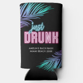 Net Drink Neon Blue & Pink Tropical Bach (Achterkant)