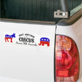 NET EEN ANDERE CIRCUS™-Bumpersticker 11x3" Bumpersticker (Op Truck)