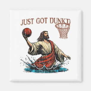 Net Gedonderd Grappige Doop Jezus Christelijke Man Magneet