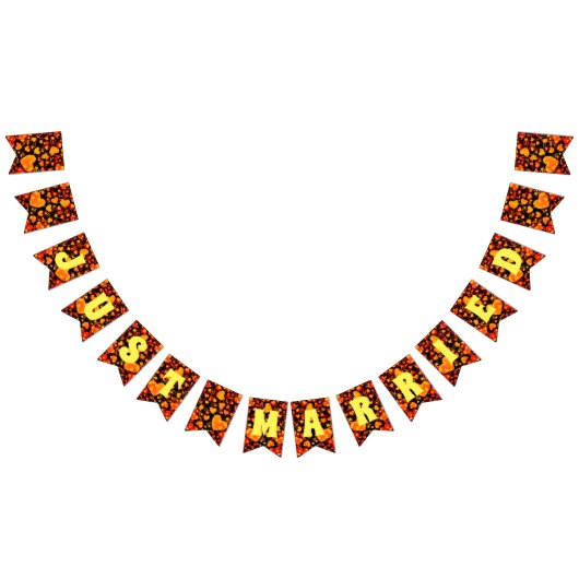 NET GEMAAKT - ontwerp van het patroon van de hartl Vlaggetjes (Alle)