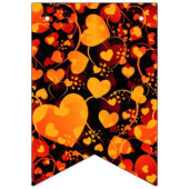 NET GEMAAKT - ontwerp van het patroon van de hartl Vlaggetjes (Tweede vlag)