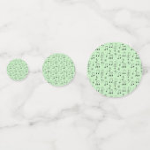 Net genoteerd groen confetti (Voorkanten)