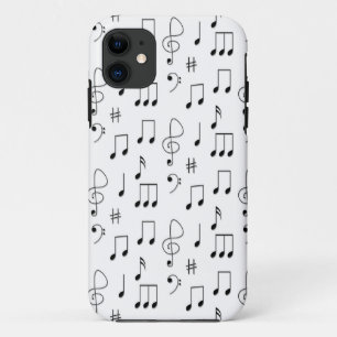 Net genoteerd wit iPhone 11 hoesje