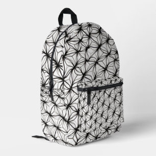 Net Geometrie – Diamanten Mesh Abstract Bedrukte Rugzak
