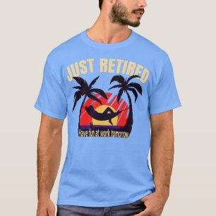 Net Gepensioneerd Grappig pensioen Graphic Novelty T-shirt