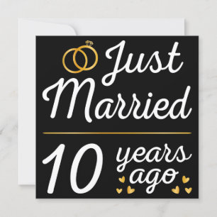 Net getrouwd, 10 jaar geleden II Kaart