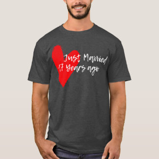 Net getrouwd 17 jaar geleden vrouw echtgenoot verj t-shirt