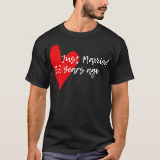 Net getrouwd 38 jaar geleden vrouw Hus Jubileum GI T-shirt