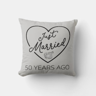 Net Getrouwd 50 Jaar Geleden III Kussen