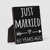 Net getrouwd 60 jaar geleden I Fotoplaat (Voorkant)