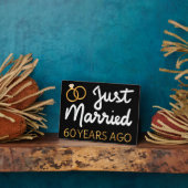 Net getrouwd 60 jaar geleden IV Fotoplaat (Zijkant)