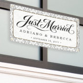 Net Getrouwd Auto Banner (Buitenkant Gebouw)