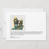 Net Getrouwd | Dubbelzijdige Fotobruiloft Aankondiging (Achterkant)