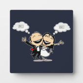 Net getrouwd fotoplaat (Voorkant)