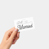 Net Getrouwd Hart Badge (Handheld)