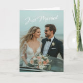 Net Getrouwd Huwelijks Uitgevouwen Foto Aankondigi (Voorkant)