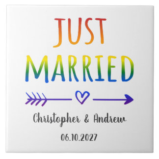 Net Getrouwd I - LGBTQ Huwelijk Tegeltje