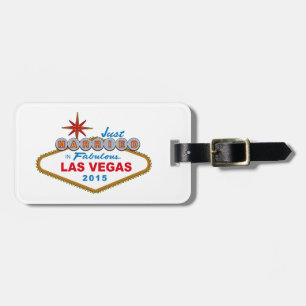 Net getrouwd in Fabulous Las Vegas 2014 (Sign.) Bagagelabel