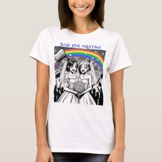 Net getrouwd, LGBT, moderne familie T-shirt