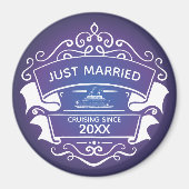 Net getrouwd met Honeymoon Cruise Magneet (Voorkant)