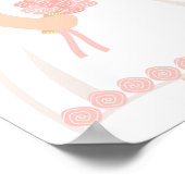 Net getrouwd paar Poster (Hoek)