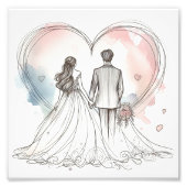 Net getrouwd Premium Poster (Voorkant)