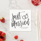 Net Getrouwd | Script voor Feest na de Bruiloft Servet (Insitu)