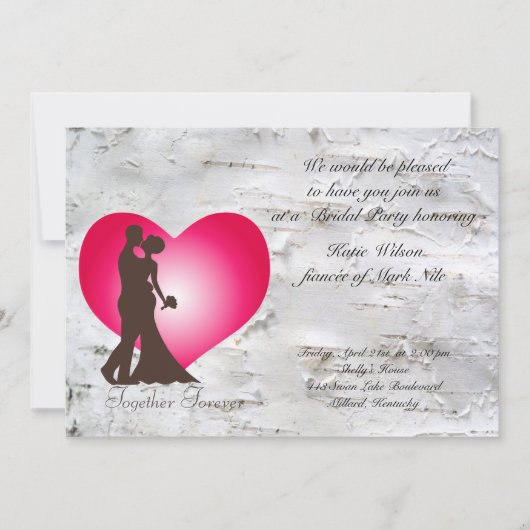 Net getrouwd stel kaart (Voorkant)