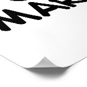 Net Getrouwd Trouwen Poster (Hoek)