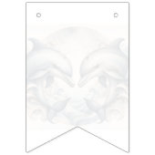 Net Getrouwd Trouwfeest Vlaggen Dolfijn Thema Vlaggetjes (Tweede vlag)