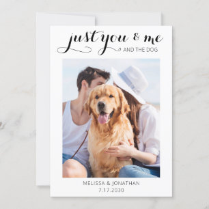 Net Getrouwd Weggelopen Hond Huwelijksaankondiging Save The Date