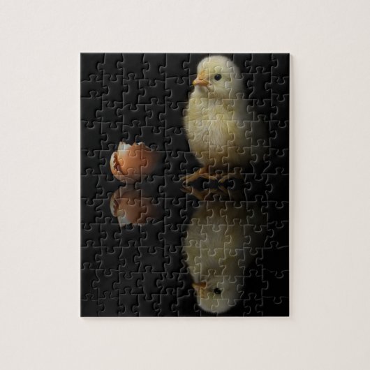 Net Hatched Chick Legpuzzel (Verticaal)