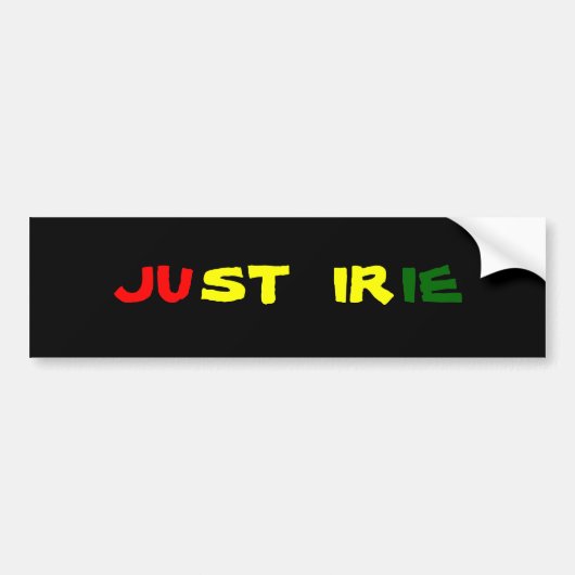 NET IRIE BUMPERSTICKER (Voorkant)